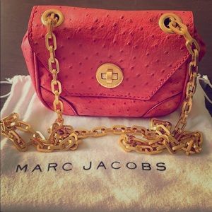 Marc by Marc Jacobs Coral Mini Crossbody with Gold Chain